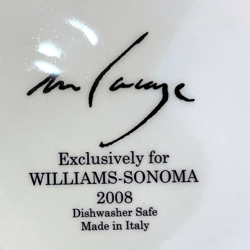Williams Sonoma Italy Rooster Francais 2008 By Marc Lacaze Small Canister 7 3/4" - Picture 12 of 13
